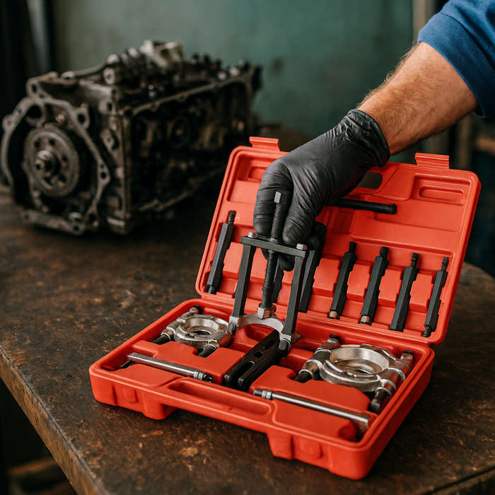 14 Piece Bearing Puller & Separator Set - Mechanic Tool Kit