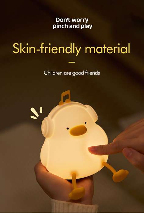 Enjoy Duck Rechargeable Dimmable Night Light Lamp with Timer