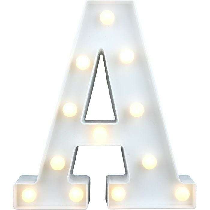 LED Letter Lights - A