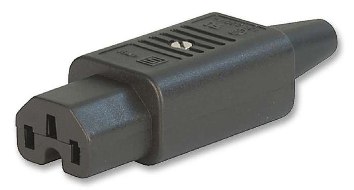 Schurter (4781.0100) IEC Power Connector, IEC C15 Socket, 15 A, 250 VAC