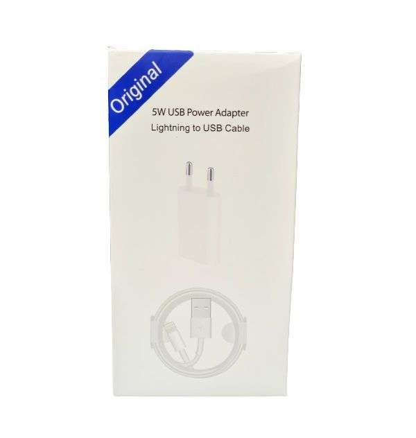iPhone Fast Charger 5W With Cable - USB To Lightning