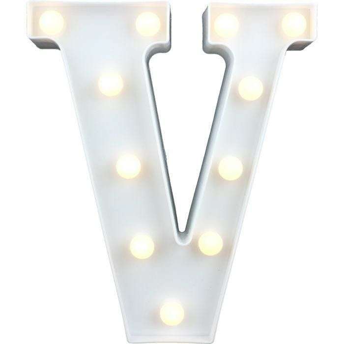 LED Letter Lights - V
