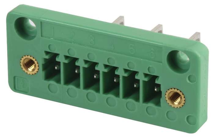 Phoenix Contact (DFK-MC 1,5/ 6-GF-3,81) Terminal Block, Header, 3.81 mm