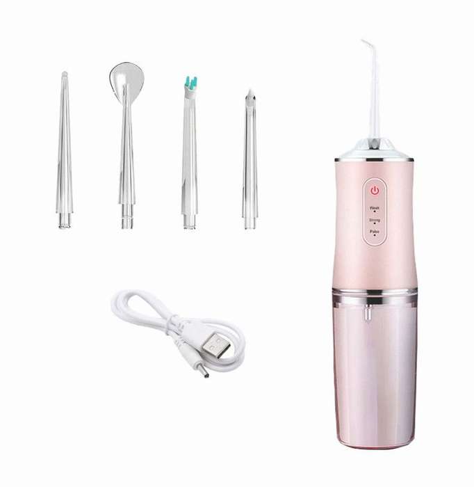 Electric Water Flosser Cordless for Teeth - Pink