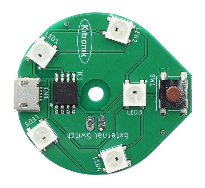 Kitronik (35158) USB LED Board, Round, RGB, LED Lighting, Lighting