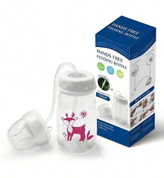 Hands-Free Baby Feeding Bottle Set