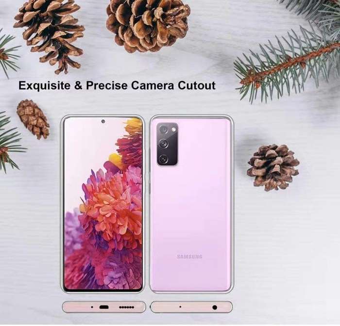 Full body clear protection case for Samsung S20 FE