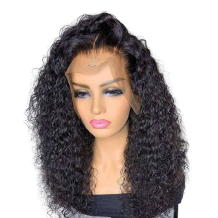 16" Peruvian Hair Curls Full Frontal Wig