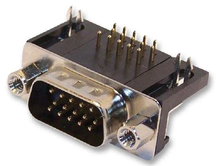 Multicomp (SPC15254) D Sub Connector, Standard, Plug, 15 Contacts