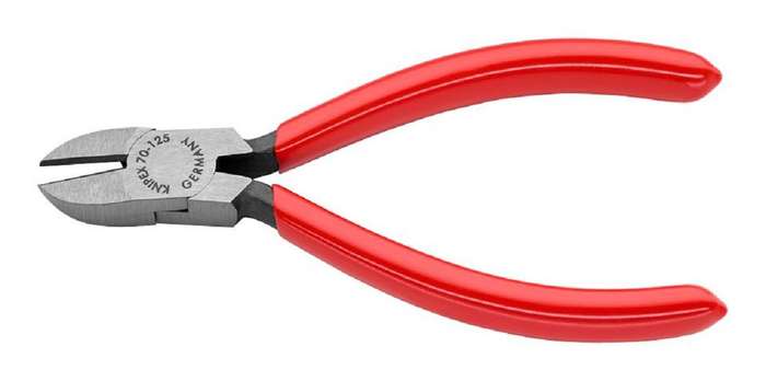 Knipex (70 01 125) Cutter, Precision, 125 mm, Diagonal, 3 mm