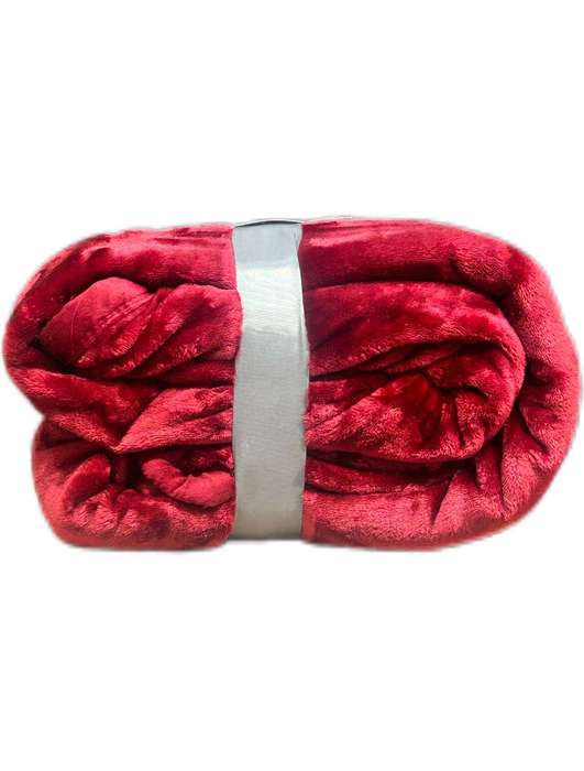 Big and super soft Absolute Decor Fleece Throw - Red