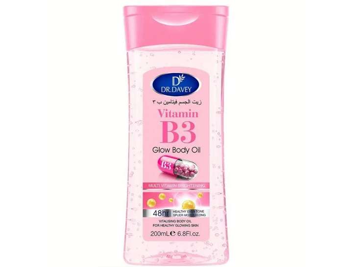 Dr Davey Vitamin B3 Glow Body Oil