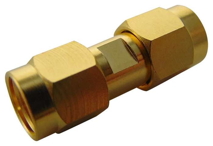 Amphenol (SMA2071A1-3GT50G-50) RF / Coaxial Adapter, SMA, Plug, SMA