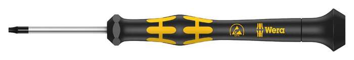 Wera (030120) Screwdriver, TORX T4, ESD Safe, Ergonomic Handle