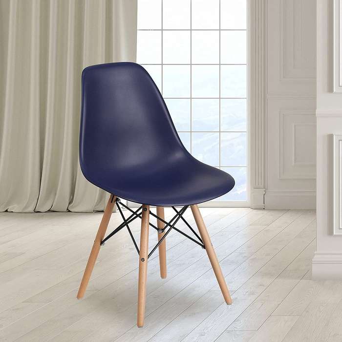 Proteas Wood Leg Chairs- Pack of 4- Black