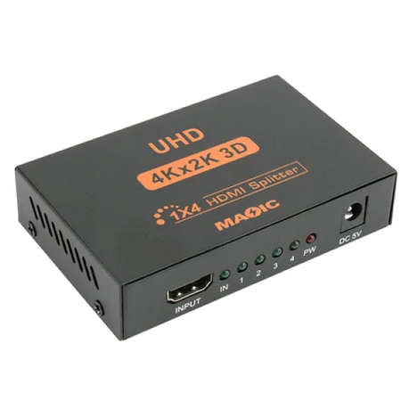 4K HDMI Splitter 1 IN 4 OUT