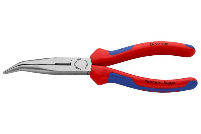 Knipex (26 22 200) Cutter, Snipe Nose, Side, 200 mm, 3.2 mm, 61 °