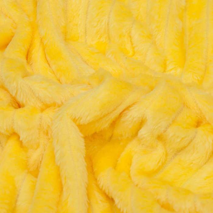 Cozzy Fleece Quality Cover Throw Blanket - Yellow