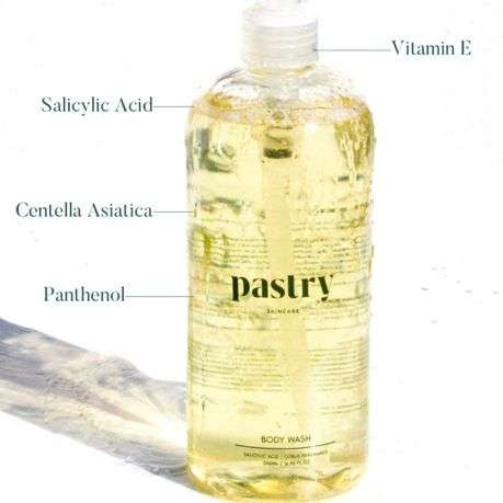 Pastry Skincare Salicylic Acid Body Wash  Peach Bouquet 500ml
