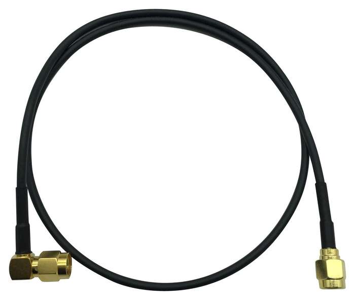 Multicomp Pro (MC002988) RF/Coaxial Cable Assembly, 90° SMA to SMA
