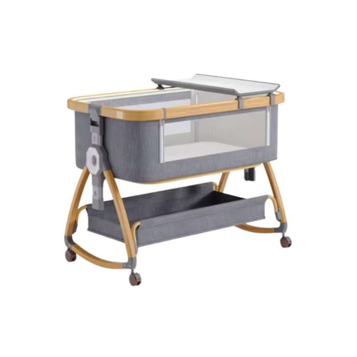 Bassinet Portable Baby Crib-Grey