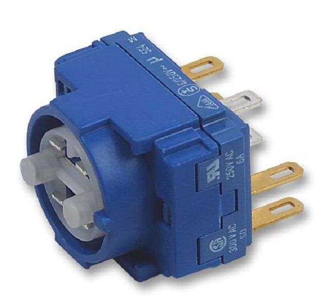 Eao (61-8470.22) Contact Block, 1NO/1NC, 5 A, 250 V, 2 Pole