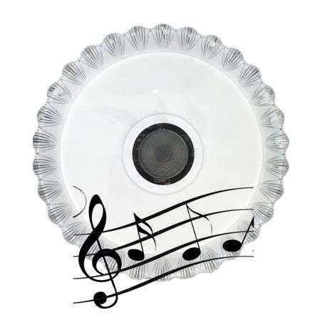 48w LED ceiling light with bluetooth speaker