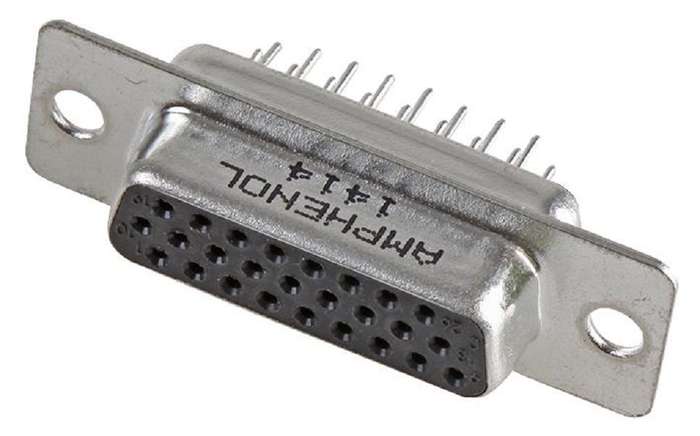 Amphenol (L77HDA26SOL2) D Sub Connector, 26 Contacts, Receptacle