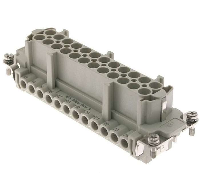 Ilme (CNEF24T) Heavy Duty Connector, 24 Contacts, Receptacle, Screw Socket