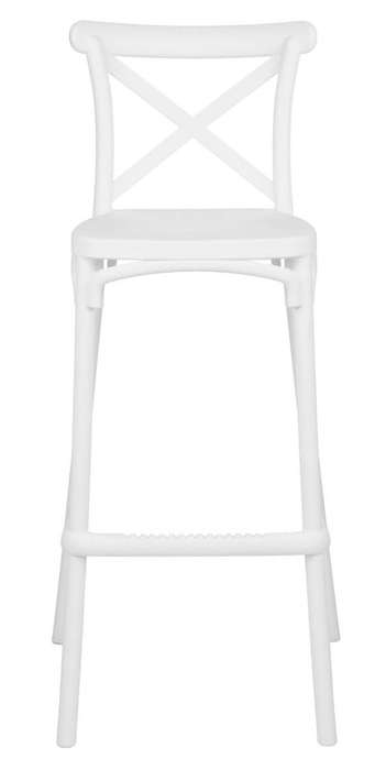 Classic Criss Cross Back Bar Stool-Black Or White-2 Pack