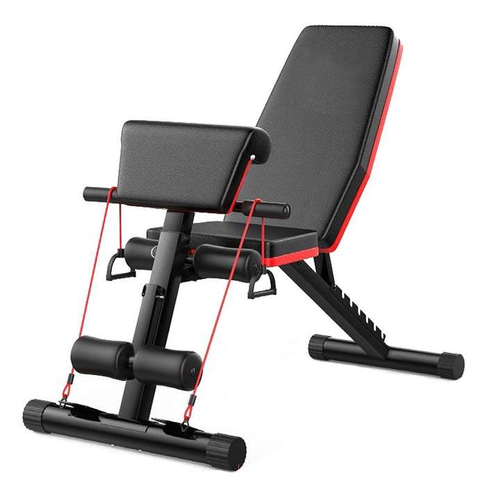 Adjustable Weight Bench Dumbbell Strength Training Foldable Home Gym Workout