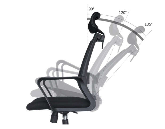 Executive, Swivel Lumbar Support Desk Chair Bedroom, Living room, Study, Classroom,Office