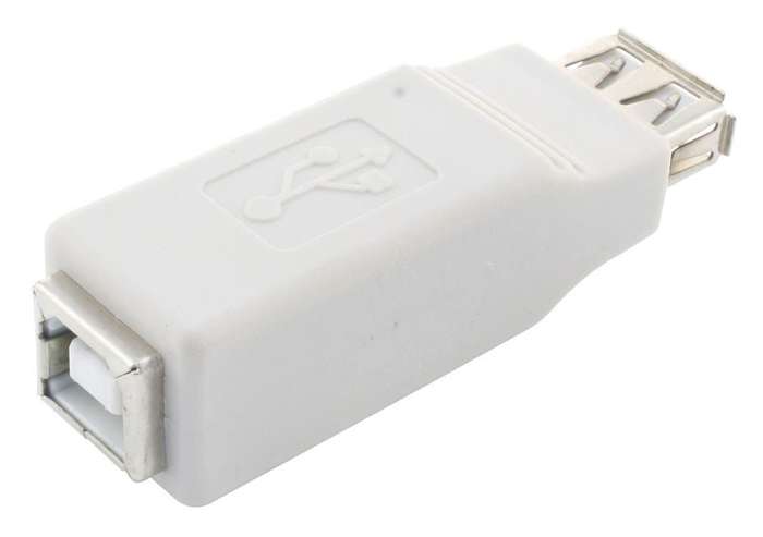 Pro Signal USB904 USB Adapter, USB Type A Receptacle, USB Type B Receptacle