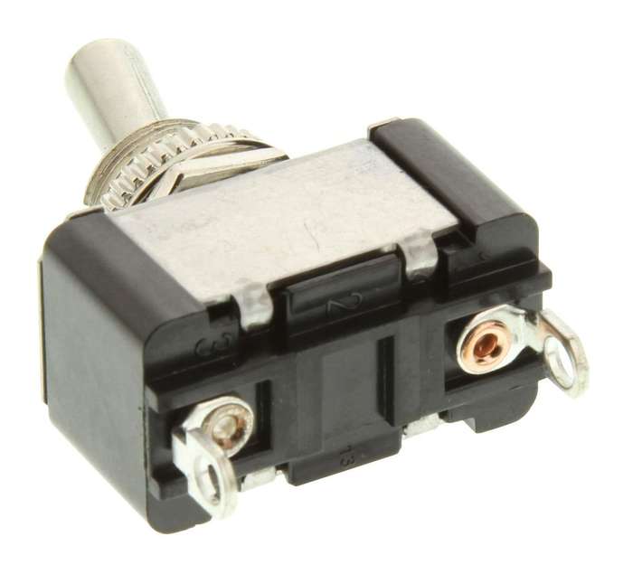 MultIcomp Pro (MCR13-5-05) Toggle Switch, On-Off, SPST, Non Illuminated