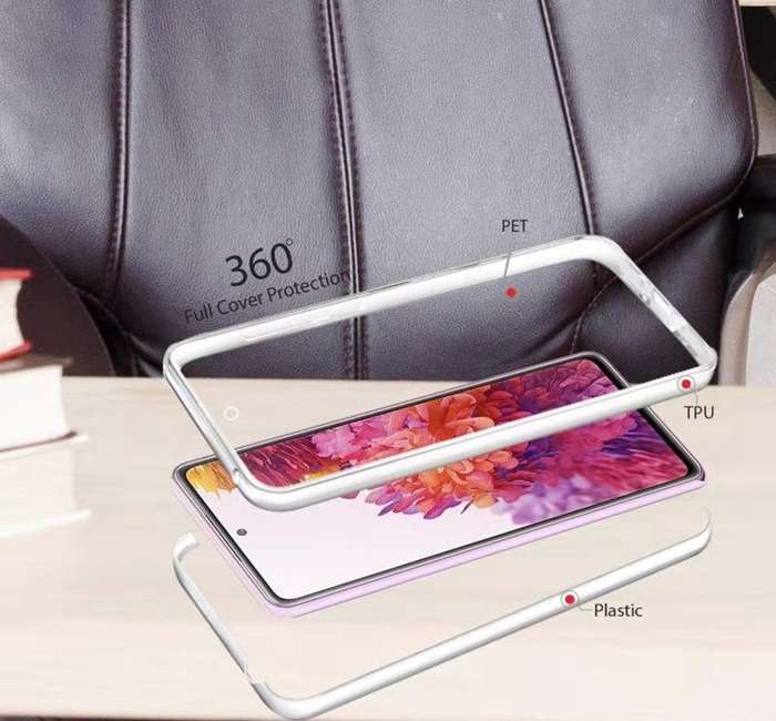 360 Degree Full (front and back) Protective TPU PC Case Shockproof For Samsung S20 FE