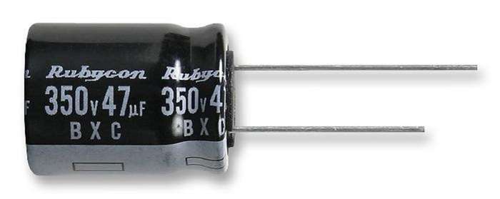 Rubycon (400BXC33MEFC16X20) Electrolytic Capacitor, Miniature, 33 µF, 400 V