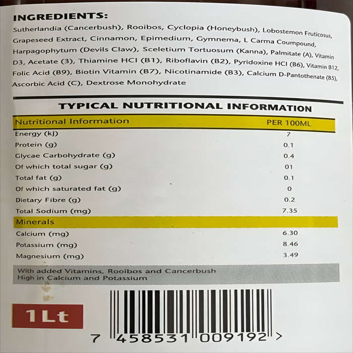 2 x 1L Focus Logic Herbal Tea Tonic | Organic Natural Health Blend