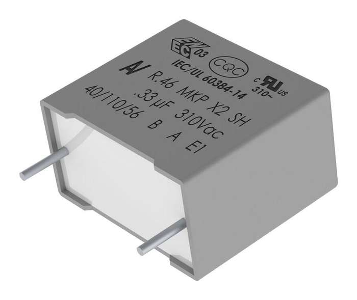 Kemet (R463N347050N0K) Safety Capacitor, Radial Box - 2 Pin, 0.47 µF, ± 10%