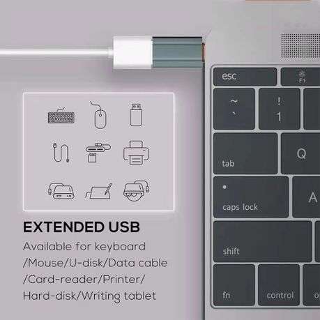 LDNIO usb type-C to usb otg adapter fast transmission