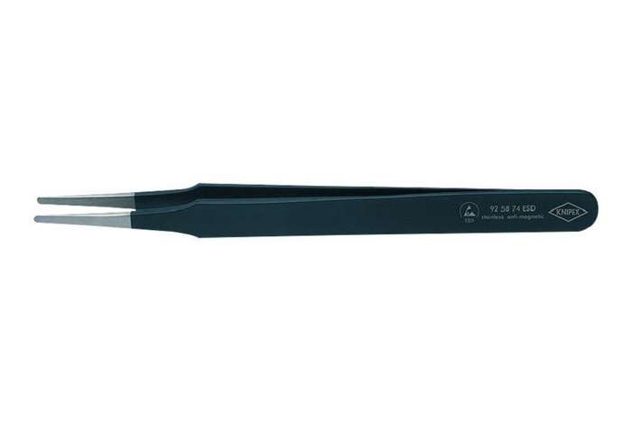 Knipex (92 58 74 ESD) Tweezer, Anti-Magnetic, ESD, Stainless Steel