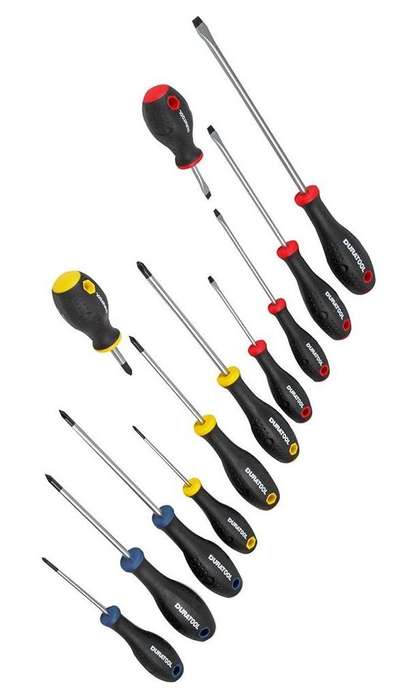 Duratool (D03441) Screwdriver Set, 12 Piece