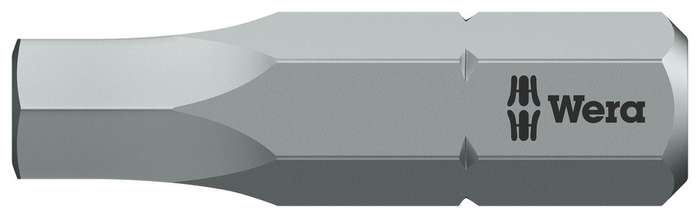 Wera (05056686001) Hex Driver Bit, Hex, 5.5mm Bit, 25 mm Overall