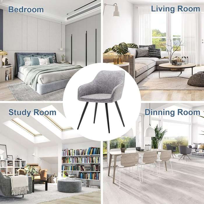 Modern and comfy dining chair - 2 Pack