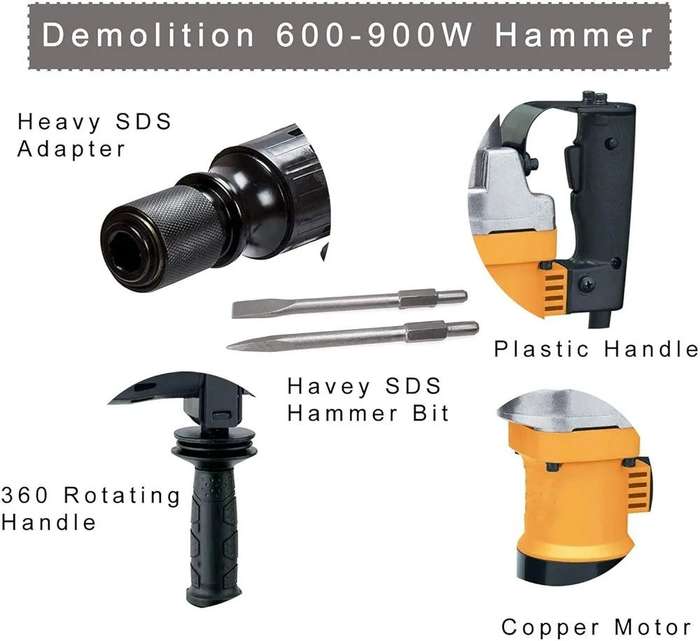 Electric Demolition Jack Hammer Concrete Breaker