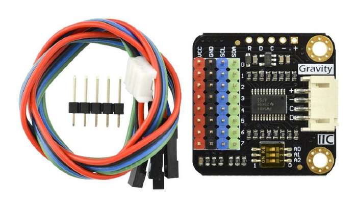 DFRobot (DFR0576) Multiplexer Board, Digital, 1-to-8, I2C, Gravity
