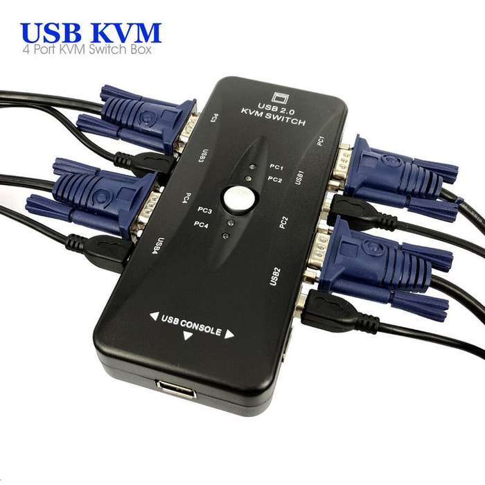 KVM USB 1 to 4
