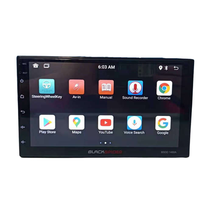Blackspider BSDD1460A 2Din Wireless Apple CarPlay Android Auto Radio