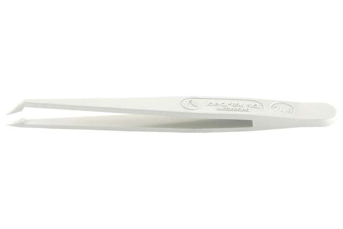 Ideal-Tek (708.DG) Tweezer, Component Positioning, ESD, Bent, Flat