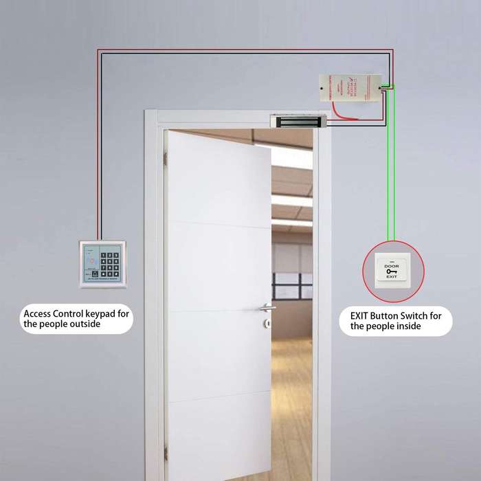 RFID Access Control Electromagnetic Lock Kit