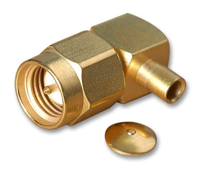 Radiall (R125153000) RF / Coaxial Connector, SMA Coaxial, Right Angle Plug